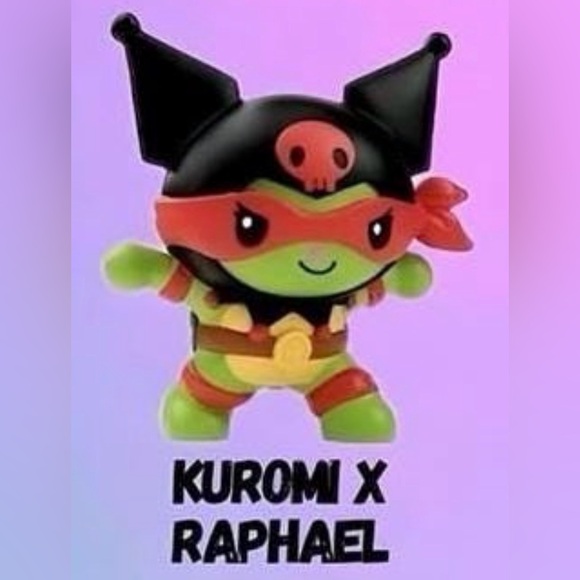 NEW Teenage Mutant Ninja Turtles x Hello Kitty Sanrio Happy Meal Toys Lot Of 3 - Picture 4 of 4